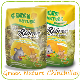 bolsas de green nature natural y granulada para chinchillas