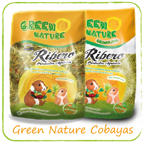 bolsas de green nature natural y granulada para cobayas
