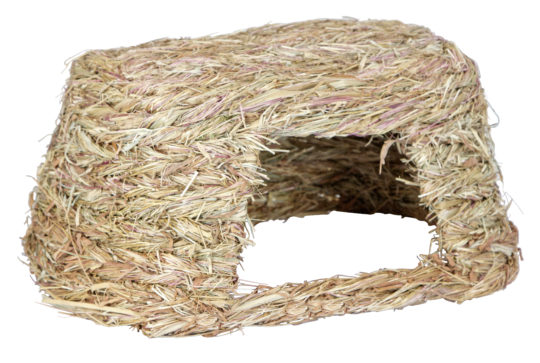 CESTA de hierba comestible para enriquecimiento ambiental de conejos y roedores