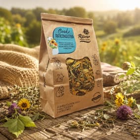 COAD Anticongestiva con heno y plantas naturales para conejos y pequeños roedores