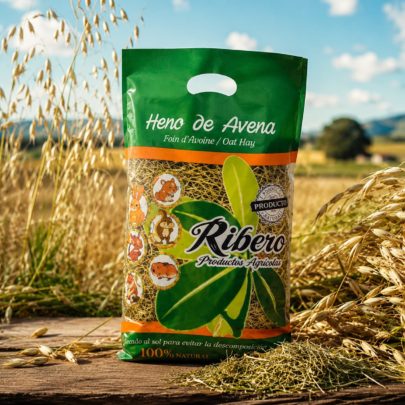 Feno de aveia natural para coelhos, chinchilas e pequenos roedores