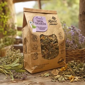 COAD Especial Circulação para coelhos e roedores | Ribero COAD Especial Circulação com feno e plantas naturais para coelhos e pequenos roedores