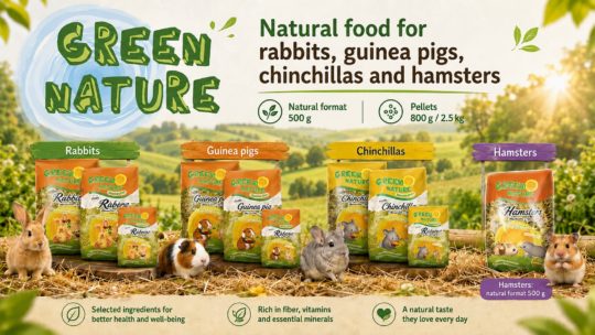 Green Nature natural food for rabbits and small rodents Green Nature natural food range for rabbits and rodents – Ribero