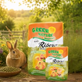 Green Nature para coelhos: alimentação rica em fibra Alimentação natural granulade Green Nature para coelhos, rica em fibra e com baixo teor de gordura