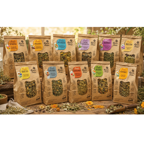 COAD, mezclas funcionales para conejos y roedores Mezclas COAD con heno y plantas naturales para conejos y roedores
