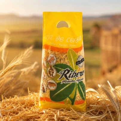 Palha de cevada natural para coelhos e pequenos roedores