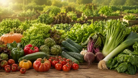 huerto verduras de la huerta de ribero