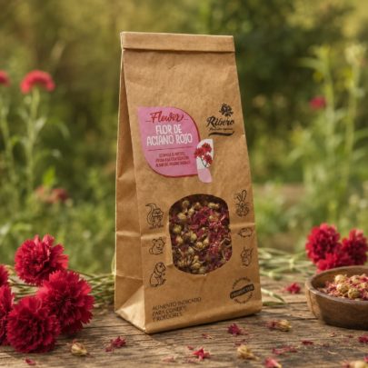 Red Cornflower for Rabbits and Rodents | FLOWIX Ribero Red cornflower flowers for rabbits and small rodents by FLOWIX Ribero