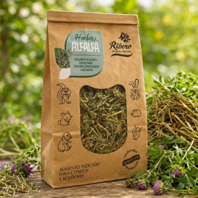 Alfafa para coelhos e roedores | HERBIX Alfafa natural para coelhos e roedores | HERBIX Ribero
