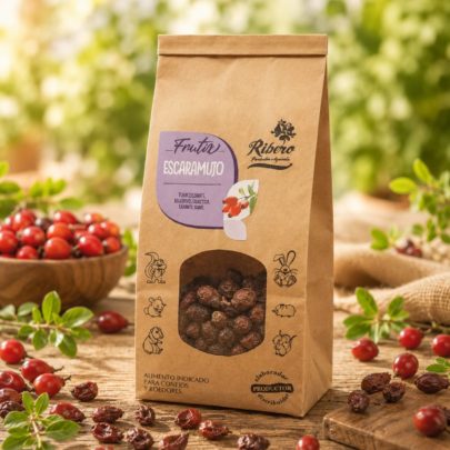 Rosa Mosqueta Desidratada para Coelhos e Roedores | FRUITIX Ribero Rosa mosqueta desidratada para coelhos, porquinhos-da-índia, chinchilas e roedores