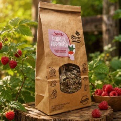 Raspberry Leaves for Rabbits and Rodents | LEAVIX Ribero Raspberry leaves for rabbits and rodents LEAVIX by Ribero