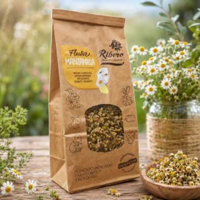 Chamomile for Rabbits and Rodents | FLOWIX Ribero Chamomile flowers for rabbits, guinea pigs and small rodents by FLOWIX Ribero
