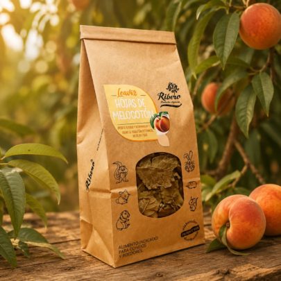 Peach Leaves for Rabbits and Rodents | LEAVIX Ribero Peach leaves for rabbits and rodents LEAVIX by Ribero