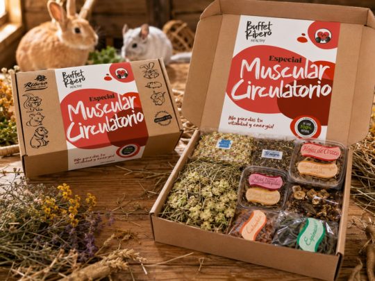 Buffet Healthy Muscular Ribero para conejos y pequeños roedores