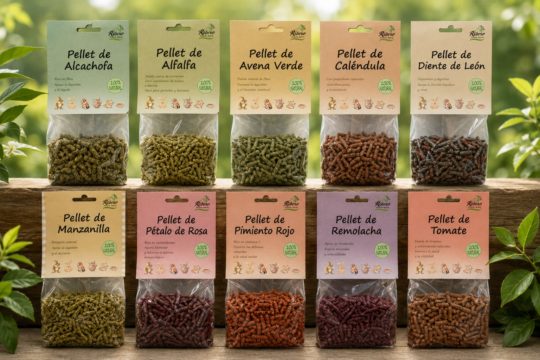 Pellets naturels pour lapins et rongeurs élaborés à la vapeur d’eau Ribero