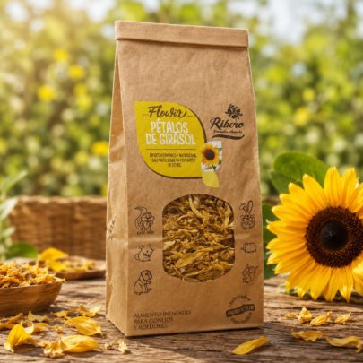 Sunflower Petals for Rabbits and Rodents | FLOWIX Ribero Sunflower petals for rabbits, guinea pigs, chinchillas and small rodents by FLOWIX Ribero